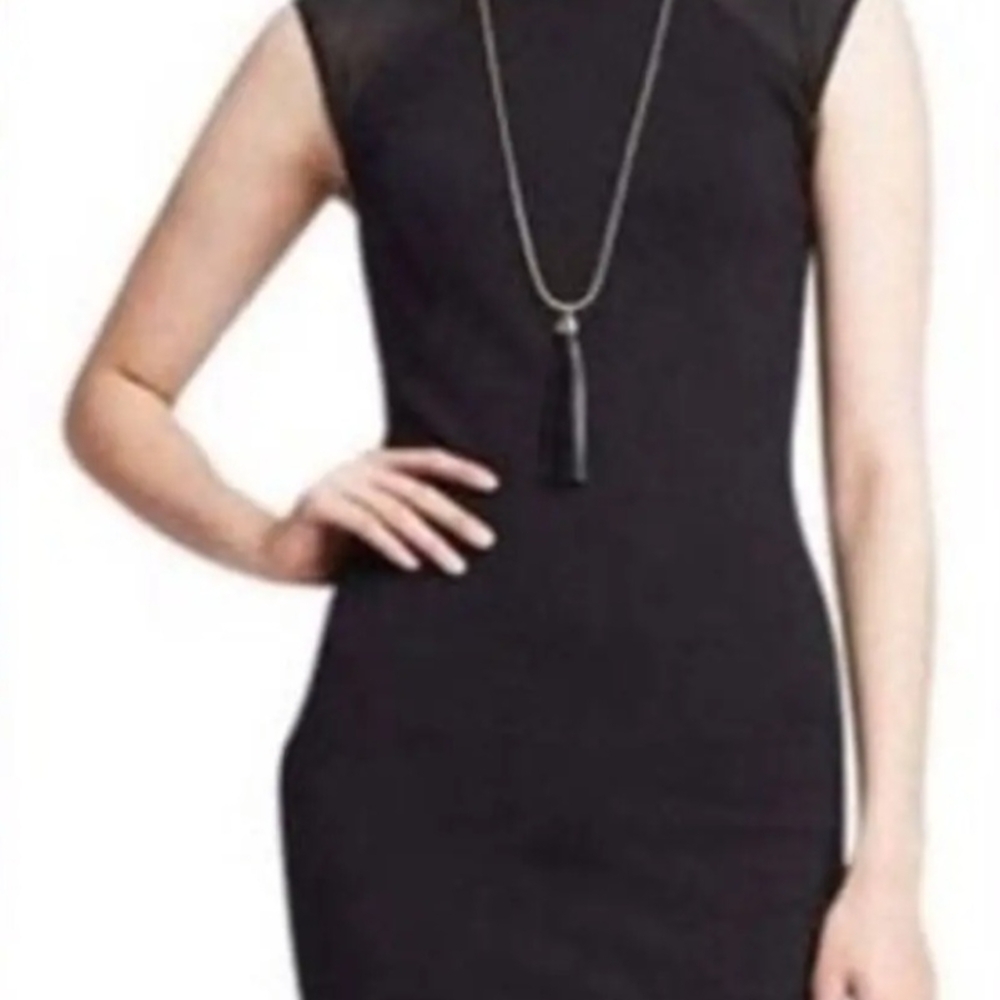 Banana Republic Women’s Black Sleeveless Sheath Work Dress Size 2 EUC Career